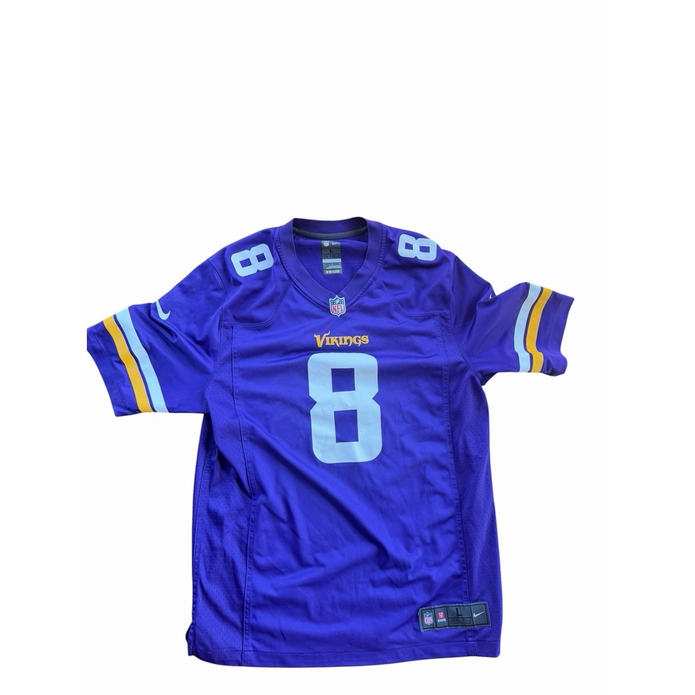 Mens Nike Minnesota Vikings Bradford Jersey #8 Size Large